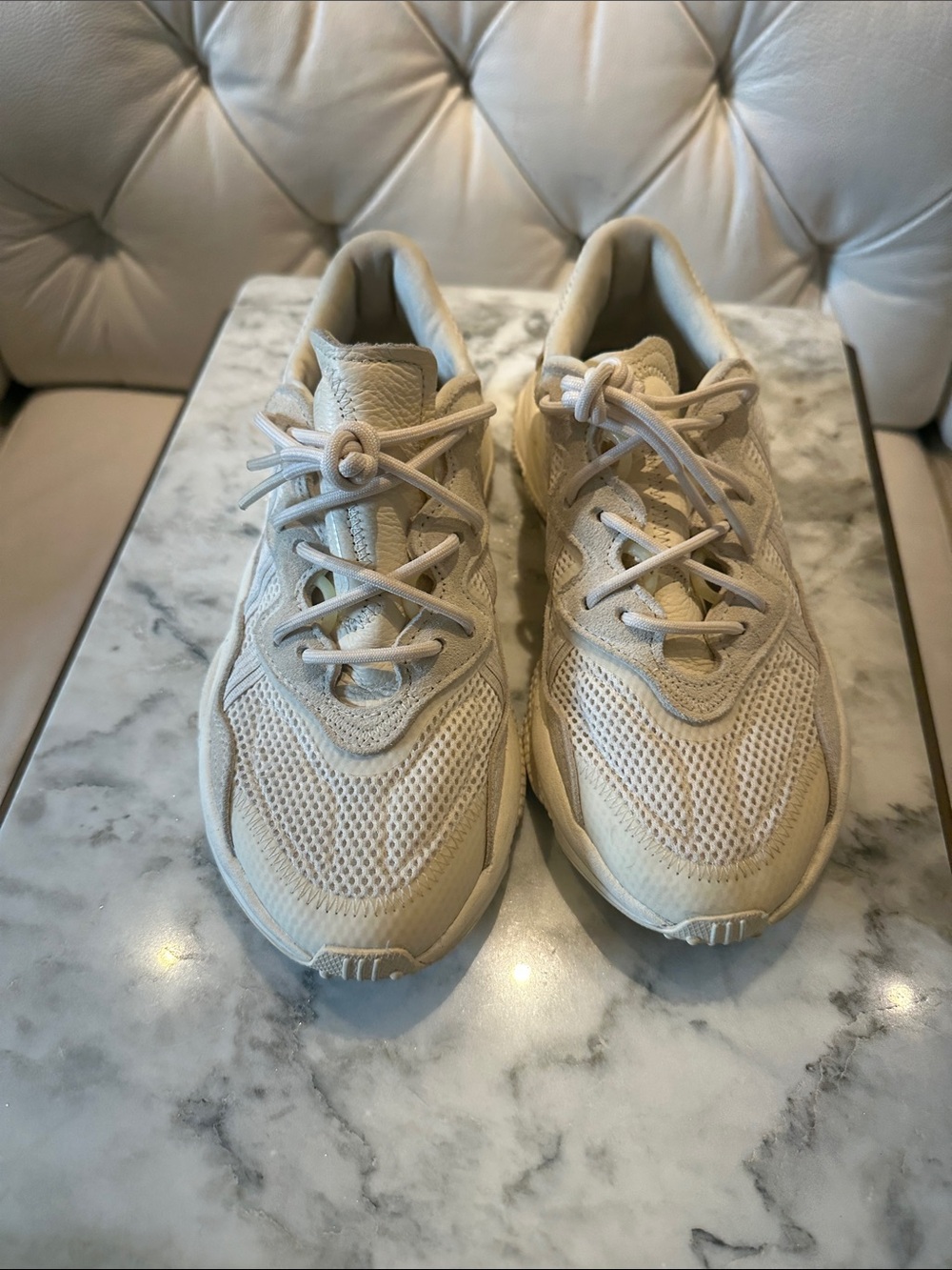 Adidas women’s Cream Sneakers